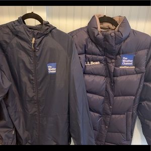 Weather Channel puffer and rain jacket